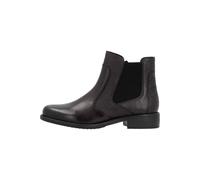 Stiefelette REMONTE "Remonte Stiefelette Leder/Textil", Damen, Gr. 39, schwarz (dunkelbraun, schwarz), Leder, Textil, Schuhe Stiefelette (78049052-39) dunkelbraun, schwarz