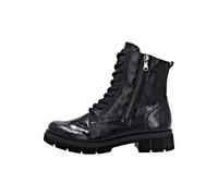 Remonte Stiefelette Lederimitat Schwarz Lack Warmfutter - 37