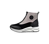 Remonte Damen Low-Top Sneaker D0700, Frauen Halbschuhe,lose Einlage,wasserabweisend,remonteTEX,Freizeit,sportlich,straßenschuhe,schwarz Kombi (03),42 EU