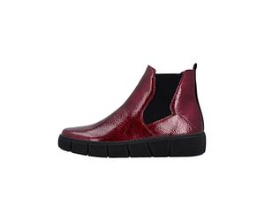 Remonte Stiefelette Lederimitat/Textil Rot/Schwarz Warmfutter - 36