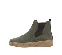 Remonte Damen Chelsea Boots D1T71, Frauen Stiefeletten,lose Einlage,Stiefel,Bootee,Booties,halbstiefel,Kurzstiefel,grün Kombi (54),38 EU