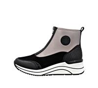 Remonte Damen Low-Top Sneaker D0700, Frauen Halbschuhe,lose Einlage,wasserabweisend,remonteTEX,Freizeit,sportlich,straßenschuhe,schwarz Kombi (03),42 EU