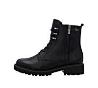 Schnürstiefelette REMONTE, Damen, Gr. 38, schwarz, Leder, unifarben, modisch, Schuhe, Schnürboots, Stiefelette mit wasserabweisender TEX-Membran (12820218-38) schwarz