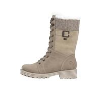 Remonte Damen Schlupfstiefel D0W72 – remonteTEX, wasserabweisend, lose Einlage – Braun Größe 38 EU