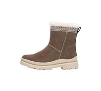 Stiefelette REMONTE "Remonte Stiefelette Veloursleder", Damen, Gr. 39, nuss, Veloursleder, Schuhe Stiefelette (33729050-39) nuss