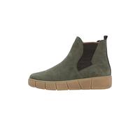 Remonte Damen Chelsea Boots D1T71, Frauen Stiefeletten,lose Einlage,Stiefel,Bootee,Booties,halbstiefel,Kurzstiefel,grün Kombi (54),44 EU