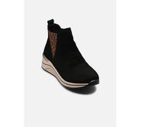 Remonte D0T75-05 Damen Chelsea Boots Rauleder in Black - Gr. 35