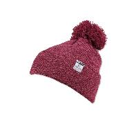 Removable Bubble Beanie Basic Melange - Wine
