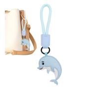 Renchey Taschenanhänger Mit Delfin Und Hai | Tier Handtaschen Anhänger,Tragbarer Leder Charm Deko für Tasche Rucksack Schlüsselbund Kinder Erwachsene