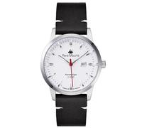 René Mouris Automatikuhren Von Noblesse Für Frauen - 33MM Uhr Aus 316L Edelstahl - Echtes Saphirglas - 100M wasserdichte Armbanduhren Mit Lederarmband.