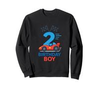 Rennwagen-Design für Jungen zum 2. Geburtstag Sweatshirt