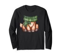 Rentier-Kostüm, braunes Hirsch-Design, für Herren, Damen, Kinder Langarmshirt