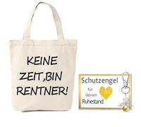 Rentner Tasche Geschenk zur Pensionierung zur Pensionierung als Dankeschön bei Verabschiedung, Kollegen Kollegin zum Ruhestand bei Renteneintritt oder Pensionierung- Abschiedsfeier Geburtstag Spruc