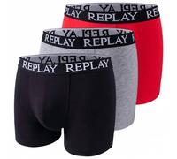 REPLAY Basic Cuff Logo Herren Boxershorts 3er-Pack I101102-N176 L