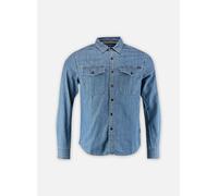 Freizeithemd mit Kentkragen S men Jeansblau