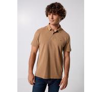 Replay - Bekleidung Polo MARBLE DYED COTTON PIQUET COUPE REGULAR - braun - Größe XL