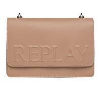 REPLAY Crossbody Bag Pale Grey Brown