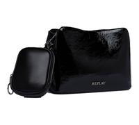 REPLAY Crossbody Bag Shiny Black