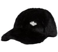Replay Damen Cap aus Teddy-Fell, Black 0098 (Schwarz), L/XL