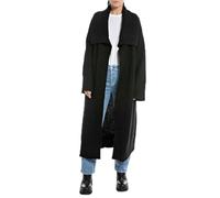 Replay Damen Cardigan Strickjacke, Black 098 (Schwarz), XS