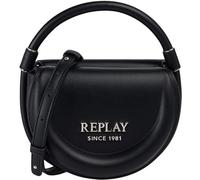 Replay Schultertasche 19 cm, Damen, Schwarz, Lederimitat