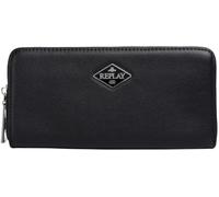 REPLAY Zip Around Wallet Black