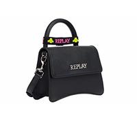 Replay Damen Handtasche aus Kunstleder, Black 098 (Schwarz), Onesize