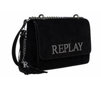 Replay Damen Handtasche aus Wildleder, Black 098 (Schwarz), Onesize