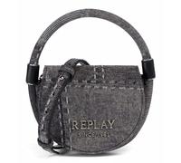 Replay Damen Handtasche Rund, Washed Black 0097 (Schwarz), Einheitsgröße