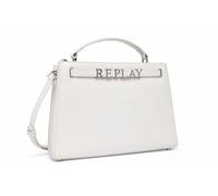 Replay Damen Henkeltasche mit Schulterriemen, Weiß (Dirty White 002), Onesize