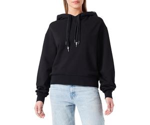 Replay Damen Hoodie aus Baumwolle, Black 098 (Schwarz), S