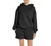 Replay Damen Hoodie aus Baumwolle, Black 098 (Schwarz), XS