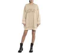 Replay Damen Hoodie Kleid ohne Kapuze