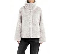 Replay Damen Jacke Kunstfelljacke aus Teddyfell