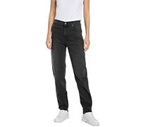 Replay Damen Jeans Keida Baloon-Fit, Black 098-1 (Schwarz), 28W / 28L