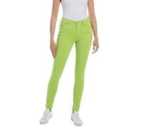 Replay Damen Jeans Luzien Skinny-Fit Hyperflex Colour X-Lite mit Stretch, Apple Green 675 (Grün), 26W / 30L