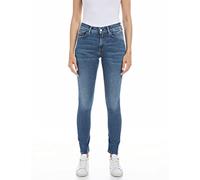 Replay Damen Jeans Luzien Skinny-Fit Hyperflex mit Stretch, Medium Blue 009 (Blau), 23W/30L