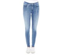Replay Damen Jeans Luzien Skinny-Fit Hyperflex White Shades mit Stretch, Light Blue 010 (Blau), 27W/28L