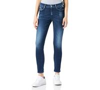 Replay Damen Jeans Luzien Skinny-Fit Hyperflex White Shades mit Stretch, Medium Blue 009 (Blau), 26W / 32L
