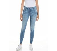 Replay Damen Jeans Luzien Skinny-Fit, Medium Blue 009-1 (Blau), 27W / 32L