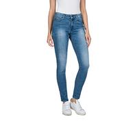 Replay Damen Jeans Luzien Skinny-Fit mit Comfort Stretch, Medium Blue 009 (Blau), 27W / 32L