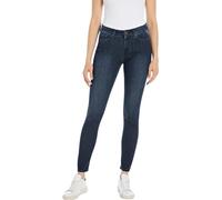 Replay Damen Jeans Luzien Skinny-Fit mit Power Stretch, Dark Blue 007 (Blau), 32W / 28L