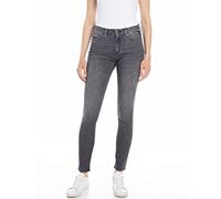 Replay Damen Jeans Luzien Skinny-Fit mit Power Stretch, Dark Grey 097 (Grau), 26W / 32L