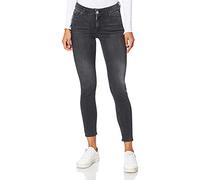 Replay Damen Jeans Luzien Skinny-Fit mit Power Stretch, Dark Grey 097 (Grau), 31W / 30L