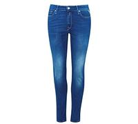 Replay Damen Jeans Luzien Skinny-Fit mit Power Stretch, Medium Blue 009 (Blau), 30W/28L