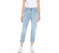 Replay Damen Jeans Marty Boyfit mit Stretch, Blau (Light Blue 010), W27 x L32