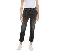 Replay Damen Jeans Marty Boyfit Recycled mit Stretch, Black Delavé 099 (Schwarz), 25W / 28L