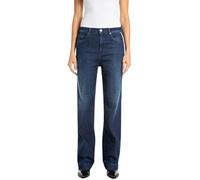 Replay Damen Jeans Melja Straight-Fit, Blau (Dark Blue 007), 26W / 34L