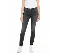 Replay Damen Jeans New Luz Skinny-Fit Hyperflex mit Stretch, Grau (Dark Grey 097), 29W / 30L