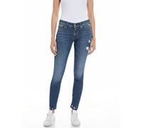 Replay Damen Jeans New Luz Skinny-Fit, Medium Blue 009-3 (Blau), 31W/28L